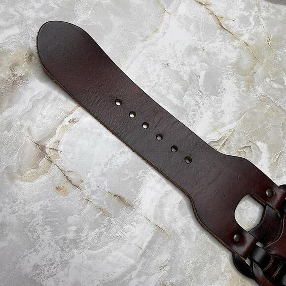 NWT Deadstock Mossimo leather gladiator link belt - Picture 6 of 7
